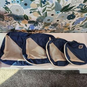 Walker Family Goods Packing Cubes in Navy